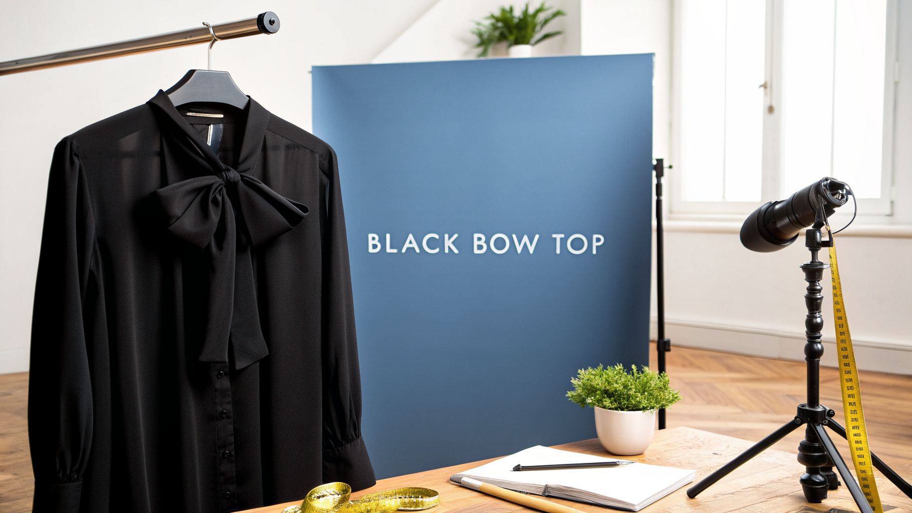 Elegant Black Bow Top: Your Essential Style Statement