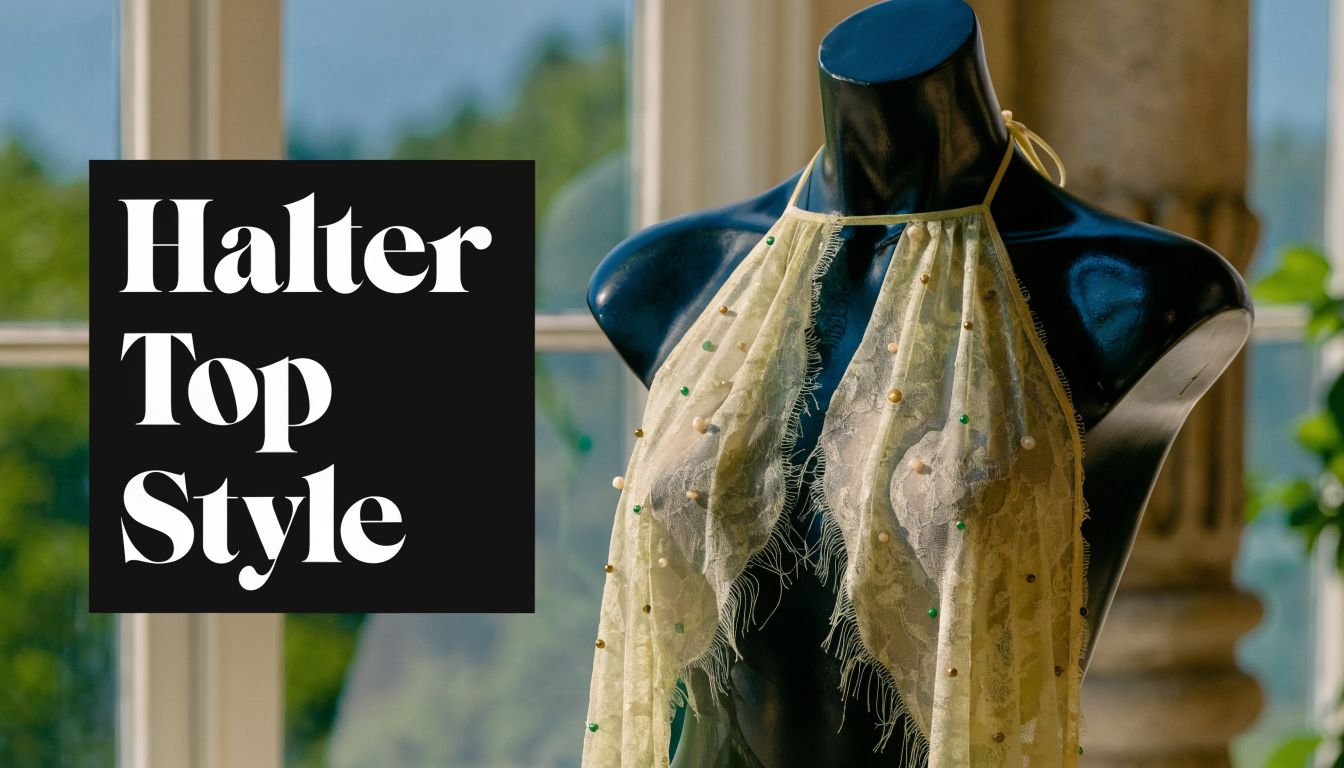 Style Your Black Lace Halter Top Perfectly