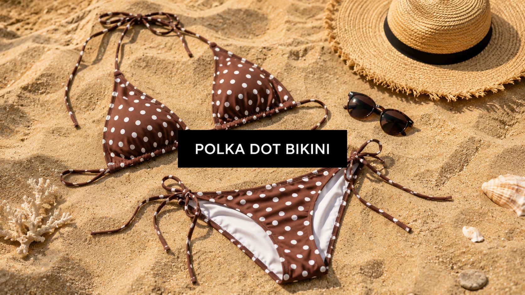 How to Choose and Style a Brown and White Polka Dot Bikini