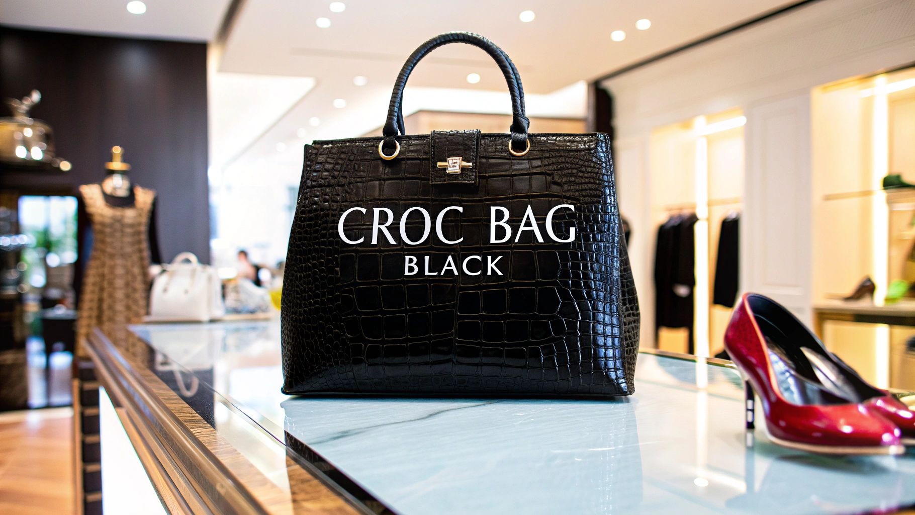 Croc Bag Black: The Ultimate Guide to Timeless Style