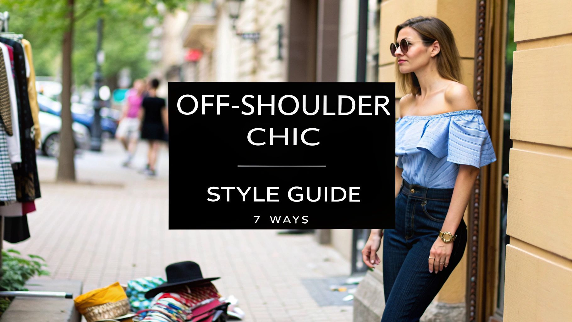 7 Stylish Ways to Wear an Off Shoulder Black top Short Sleeve