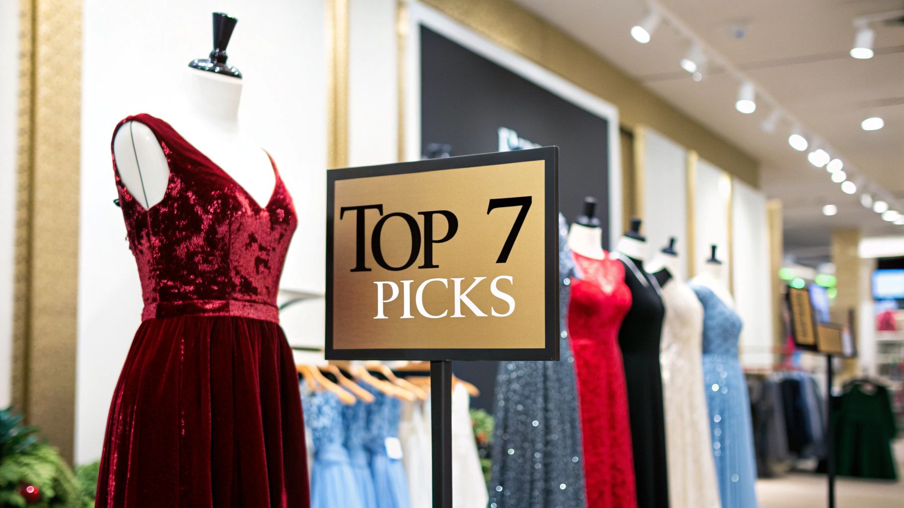 7 Perfect Picks for Your Red Velvet Christmas Dress in 2025