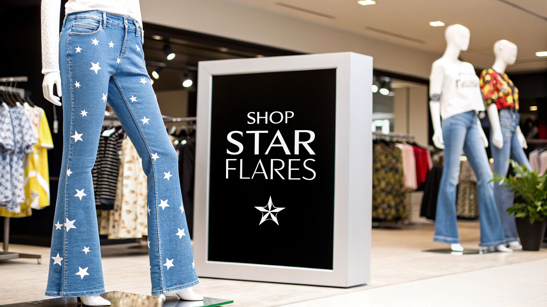 7 Best Places to Buy Flare jeans with Stars in 2025