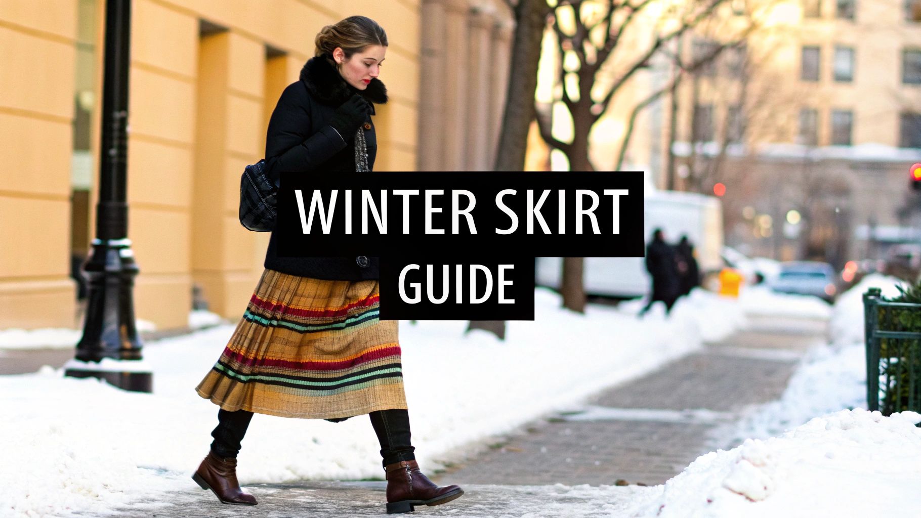 How to Wear Skirts in the Winter | Stylish & Warm Tips
