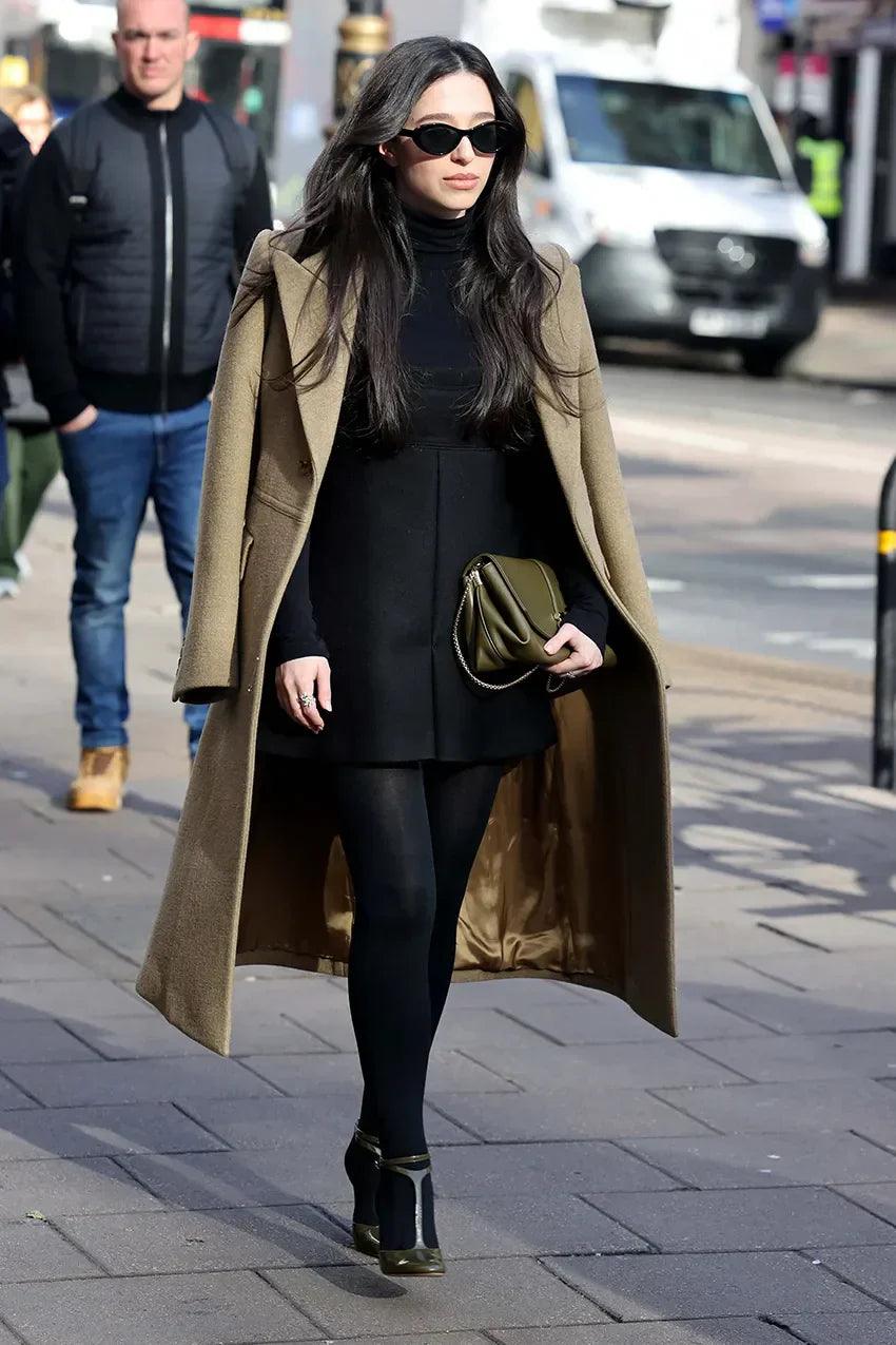 Mikey Madison's Chic Take on the Olive Green Bag Trend