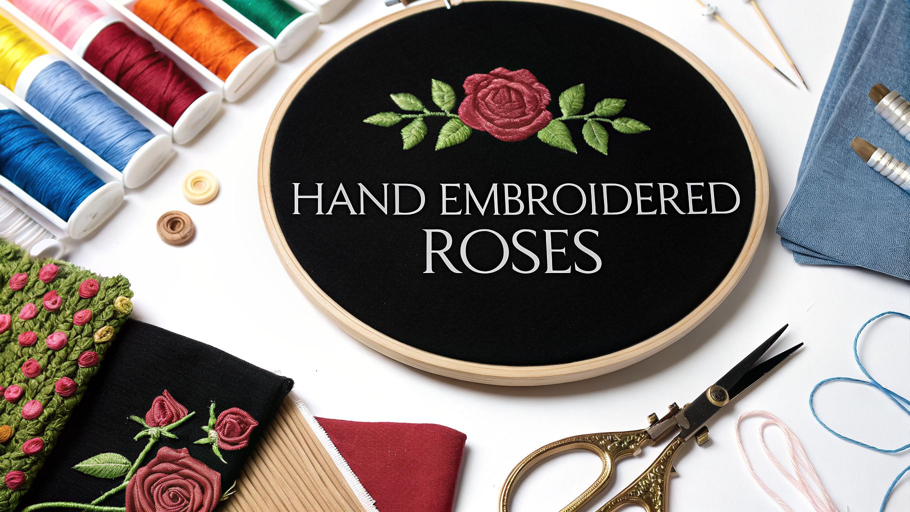 7 Best Kits & Examples for Stunning Hand Embroidered Roses in 2026