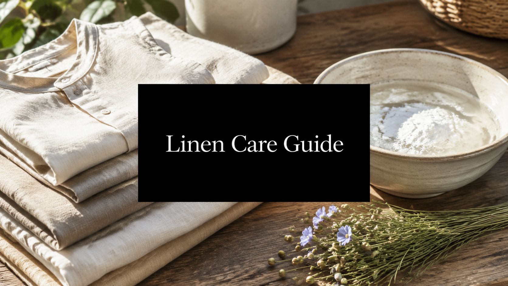 Keep Your Linen Beautiful: How to Care for Linen Clothing