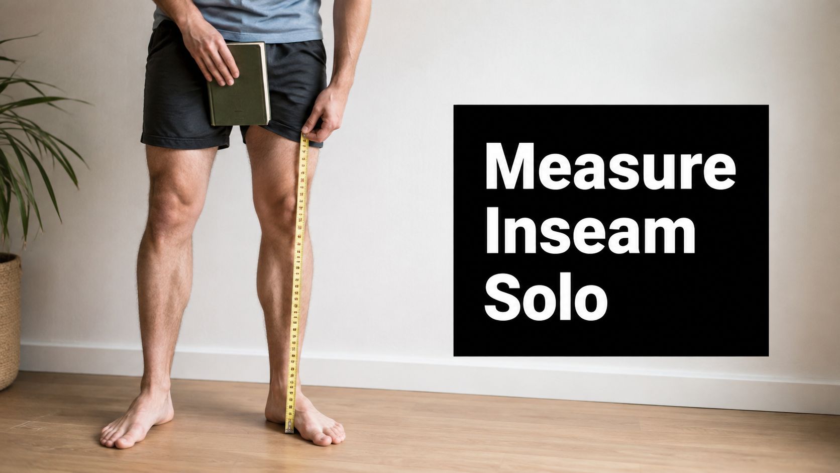 How to Measure Inseam at Home Without a Helper