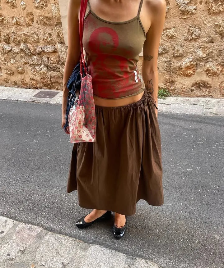 Why Brown Skirts Are Taking Over Summer 2025
