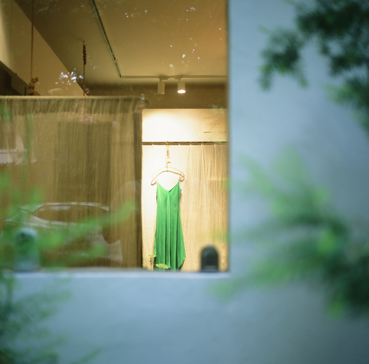 a person standing in a doorway