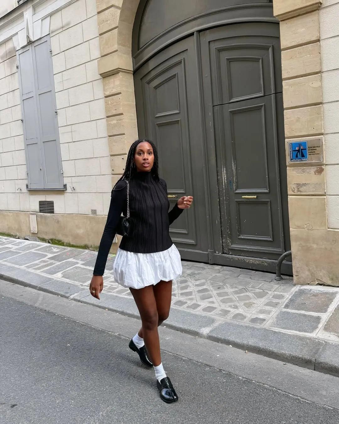 The Bubble Hem Dress Trend Is Making a Chic Comeback - Arrisco