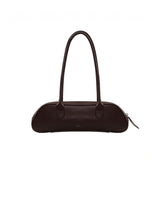Aria East West Leather Handbag in Burgundy