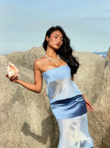 May Organza Blue Dress