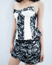 Serein Black Lace Corset