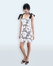 Ceci Sequin Floral Dress