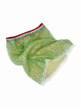 Lily Sequin Midi Skirt in Green