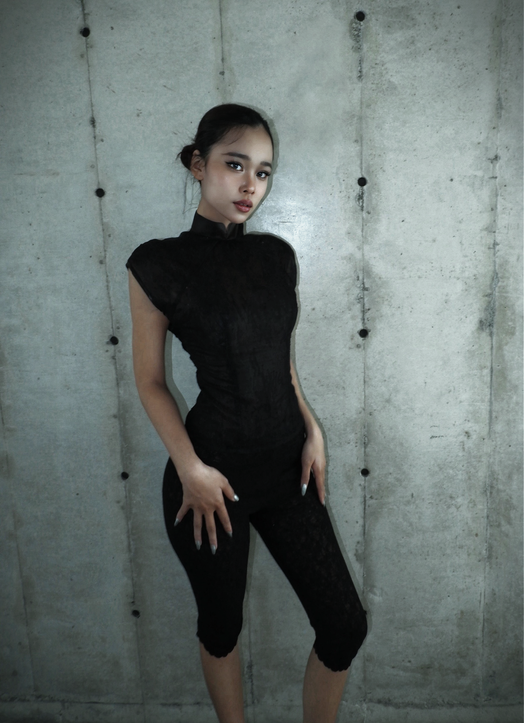 리아 레오파드 블라우스