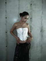 Camille White Corset Top