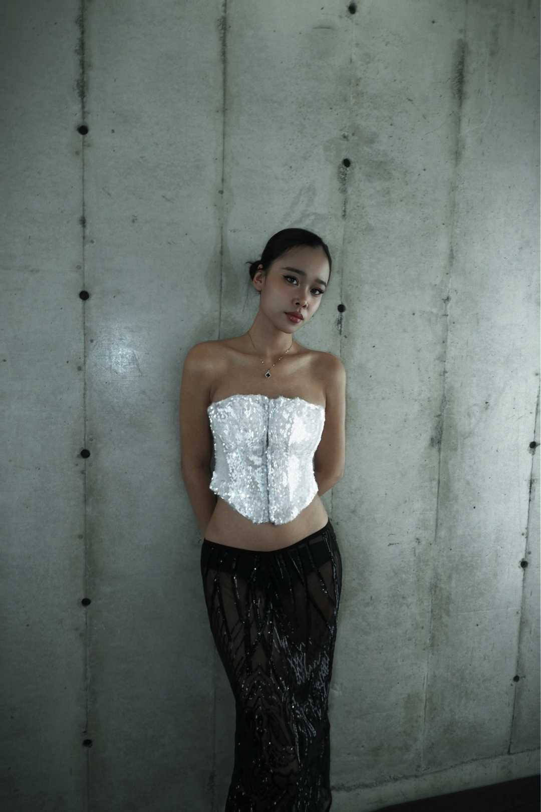 리아 레오파드 블라우스