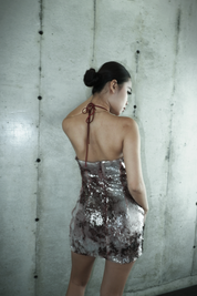 미야 레오파드 버블 스커트