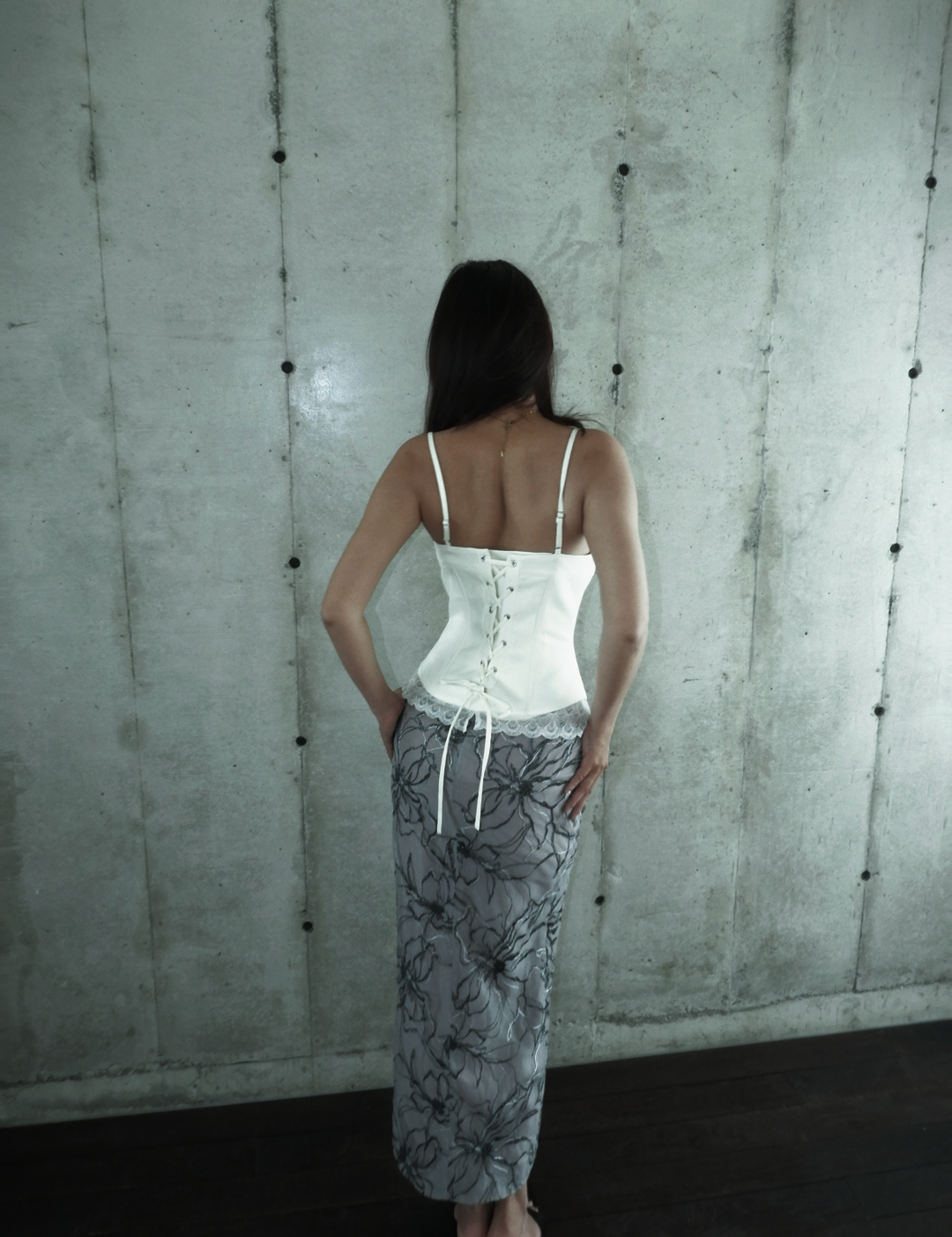 Lala Maxi Lace Floral Skirt