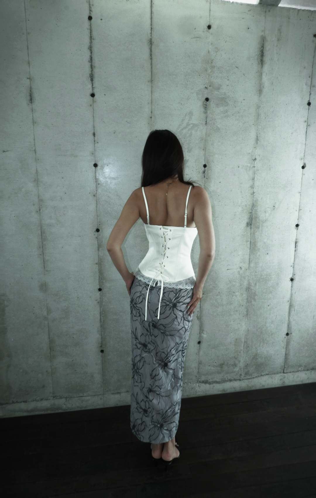 Lala Maxi Lace Floral Skirt